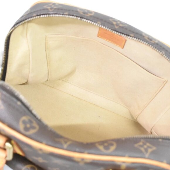 Louis Vuitton Manhattan PM Monogram Canvas Handbag Brown - Picture 7 of 10